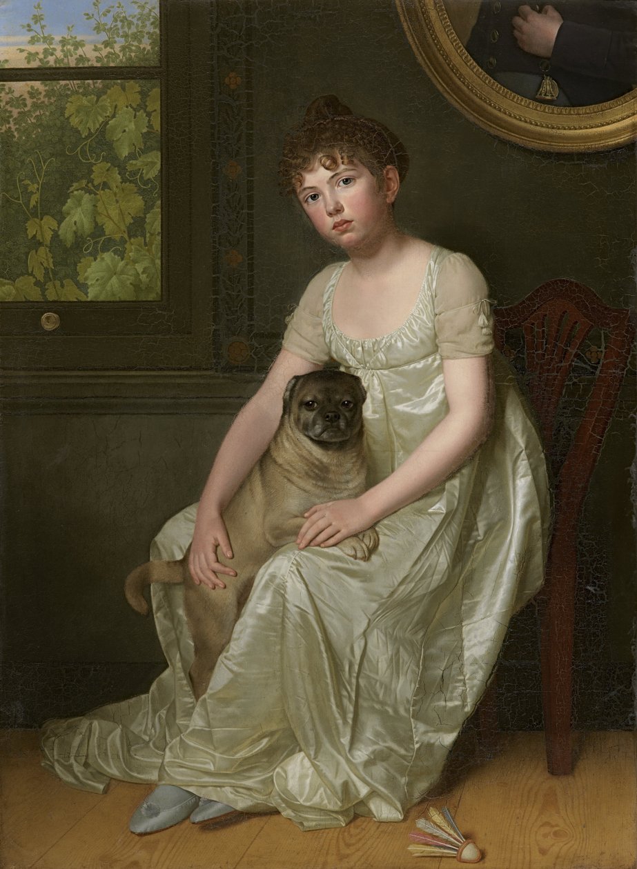 Bildnis Sylvie de la Rue af Franciscus Joseph Octave van der Donckt