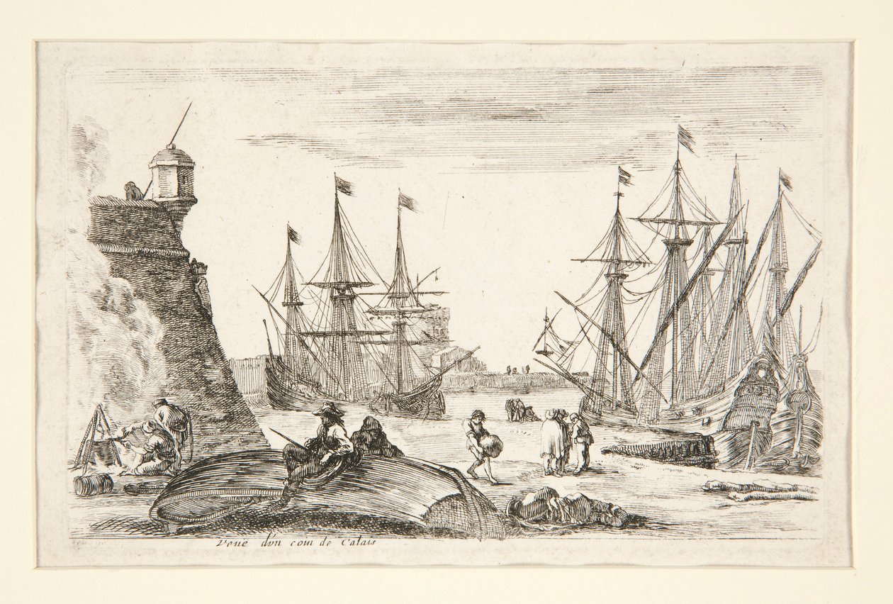 Indgang til et hjørne af Calais af Franciscus van der Steen
