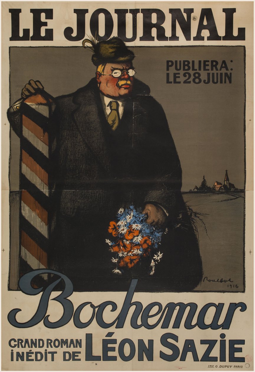 Bochemar - plakat af Poulbot af Francisque Poulbot