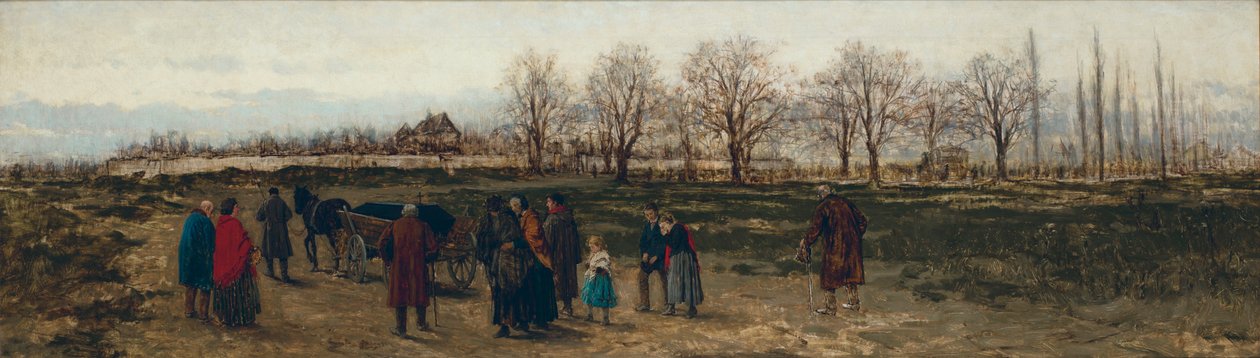 Begravelse af en fattigmand i Tyskland af Franciszek Streitt