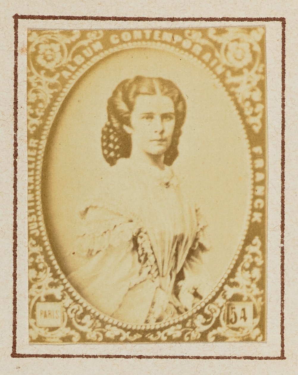 Kejserinde Elisabeth af Østrig af Franck (François Marie Louis Alexandre Gobinet de Villecholles)