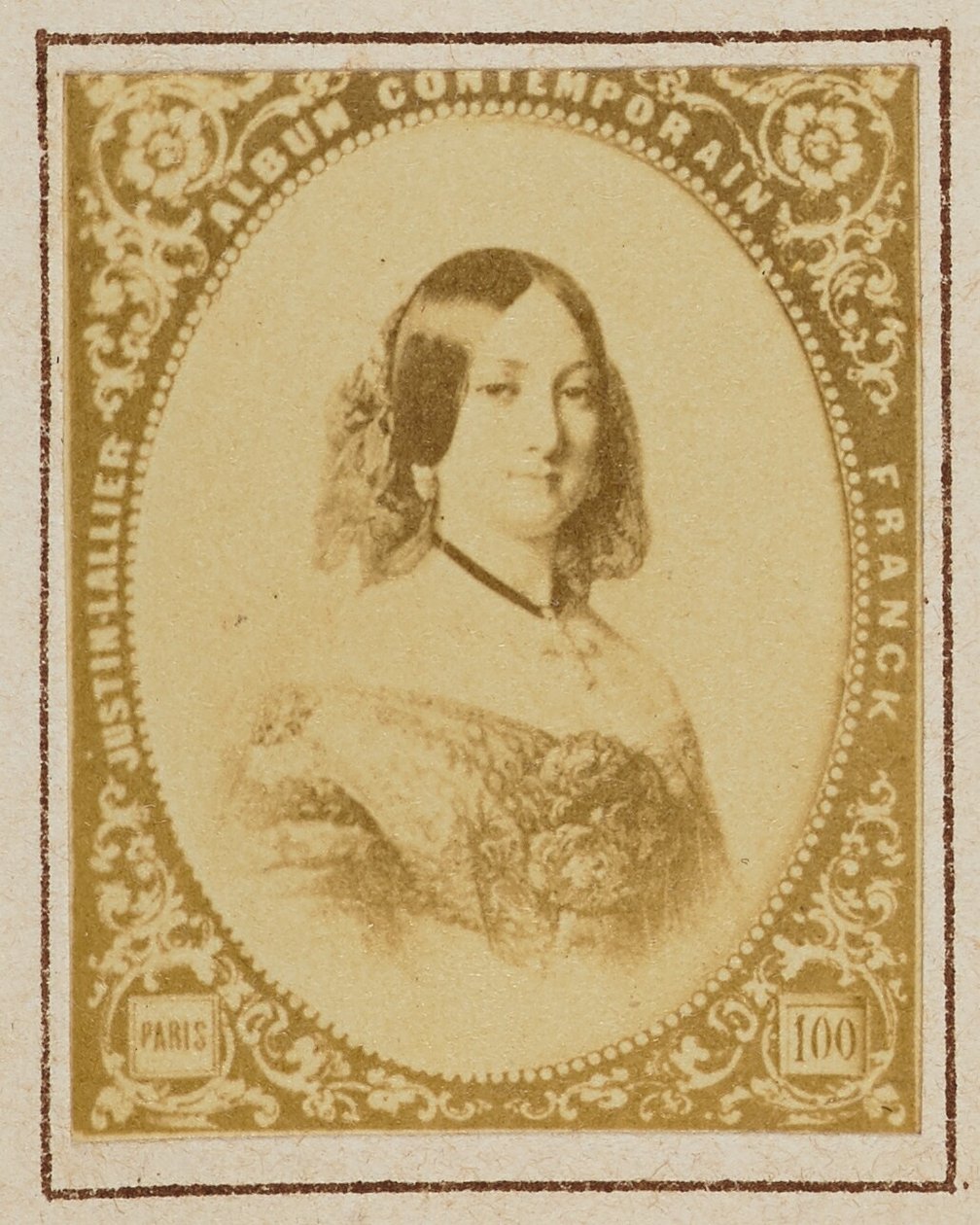 Infanta María Luisa Fernanda af Spanien, hertuginde af Montpensier af Franck (François Marie Louis Alexandre Gobinet de Villecholles)
