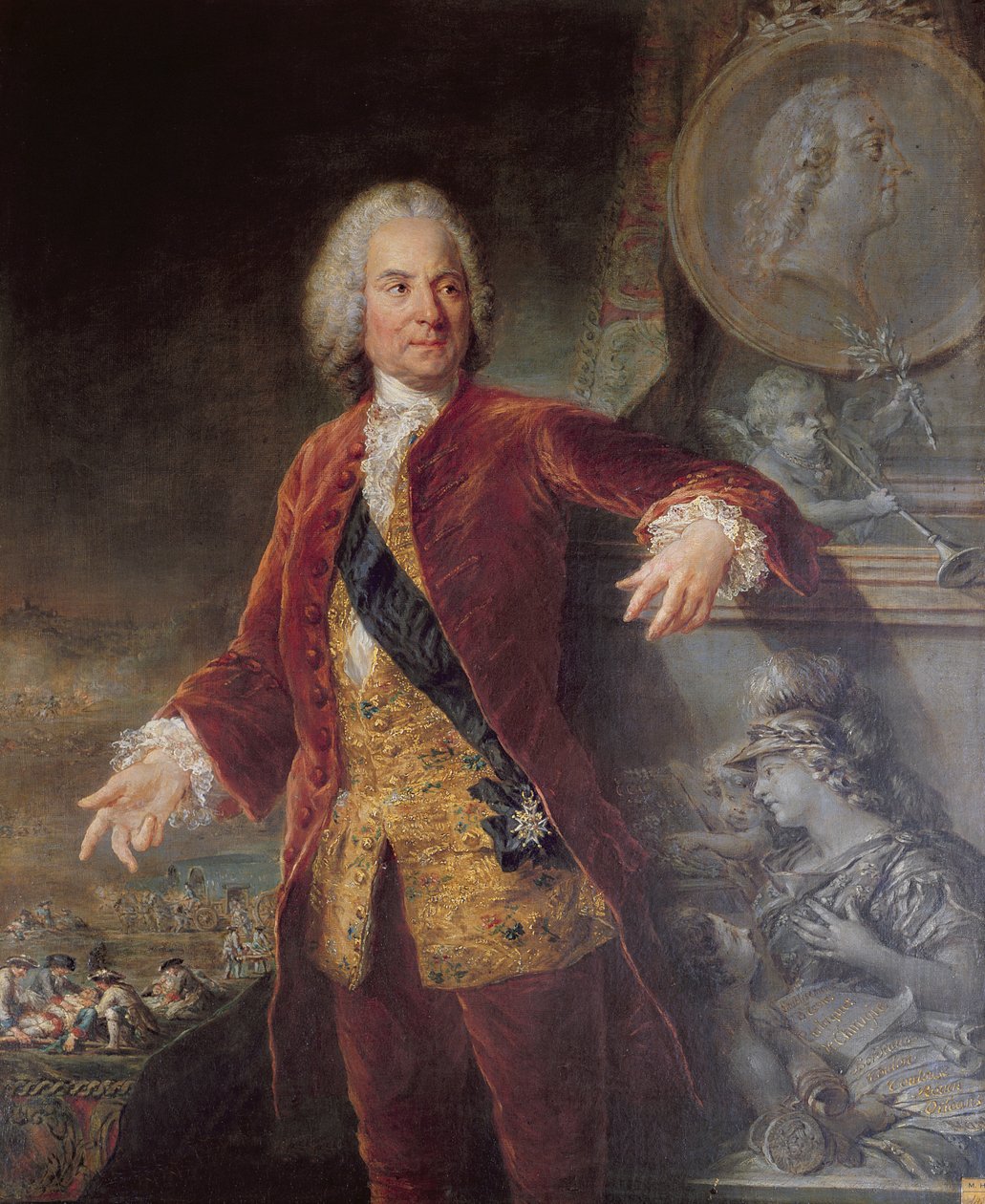 Germain Pichault de la Martiniere (1697-1783) af Francois Adrien Grasognon Latinville