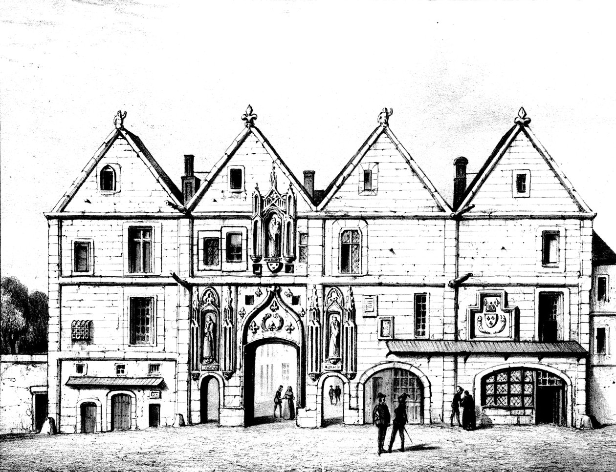 Kollegiet i Navarra i 1440 af Francois Alexandre Pernot