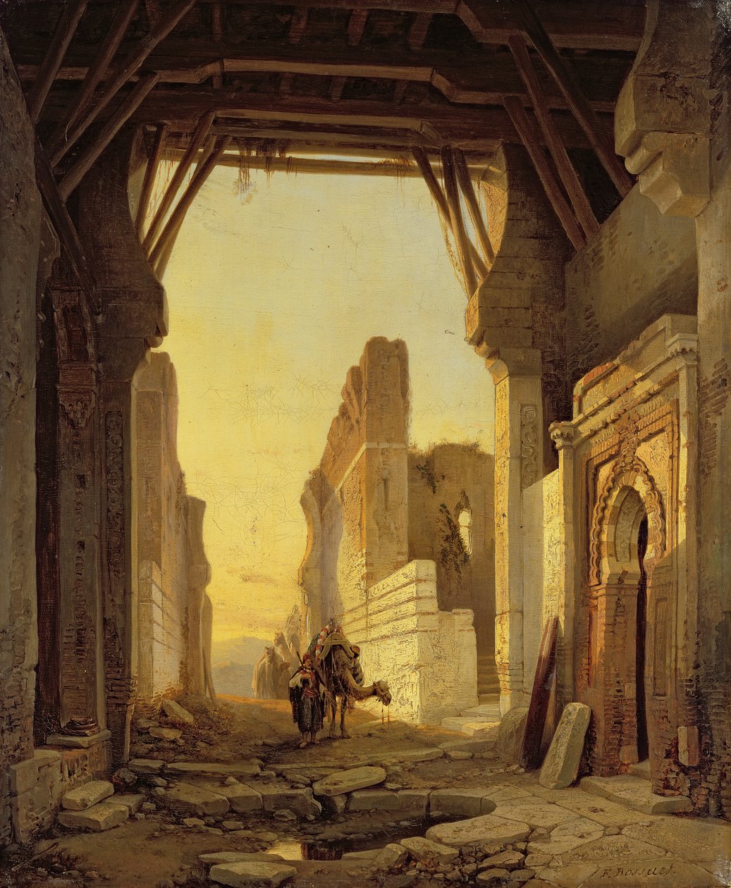 Portene til El Geber i Marokko af Francois Antoine Bossuet