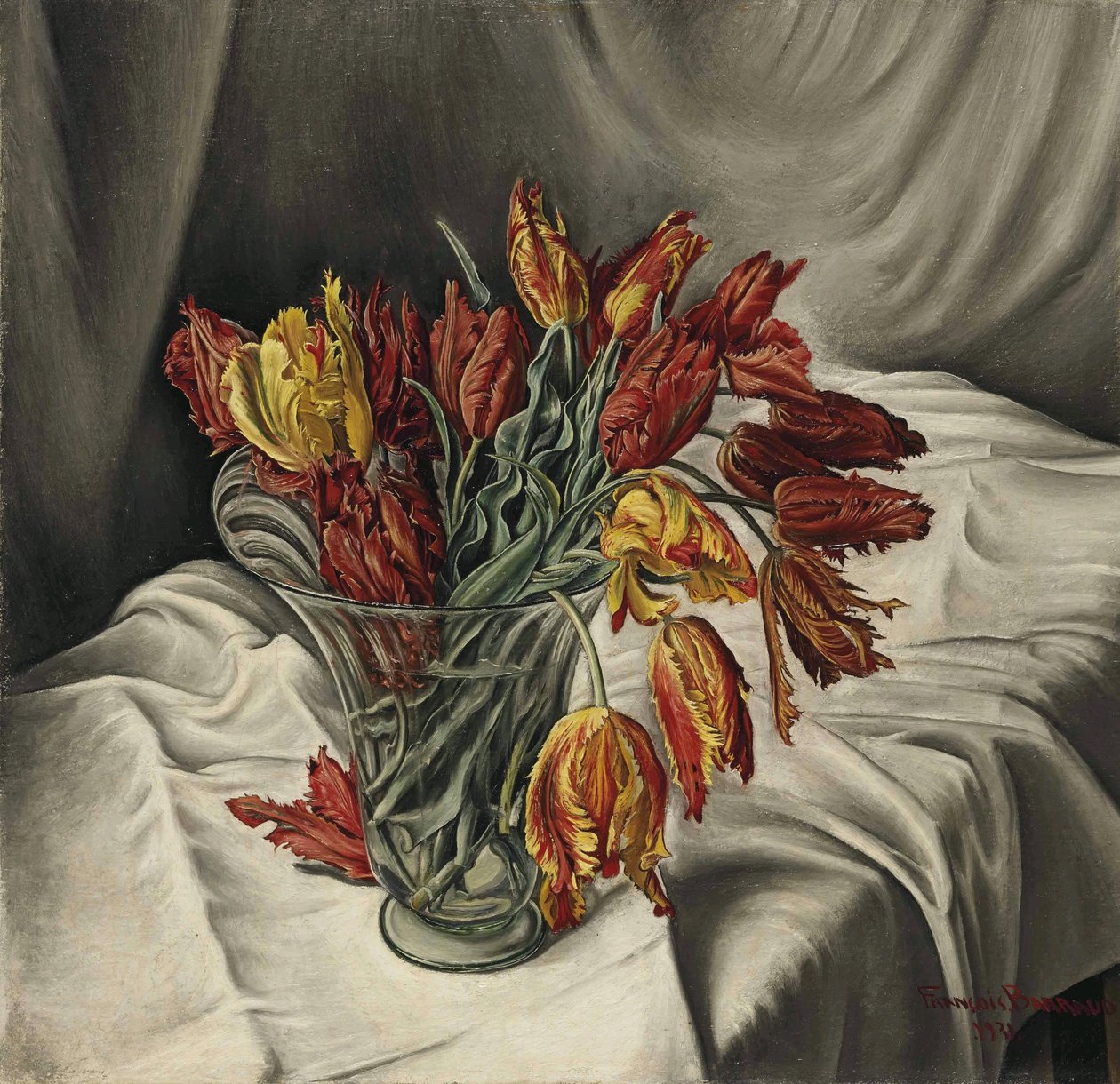  Papegøje-tulipaner af Francois Barraud