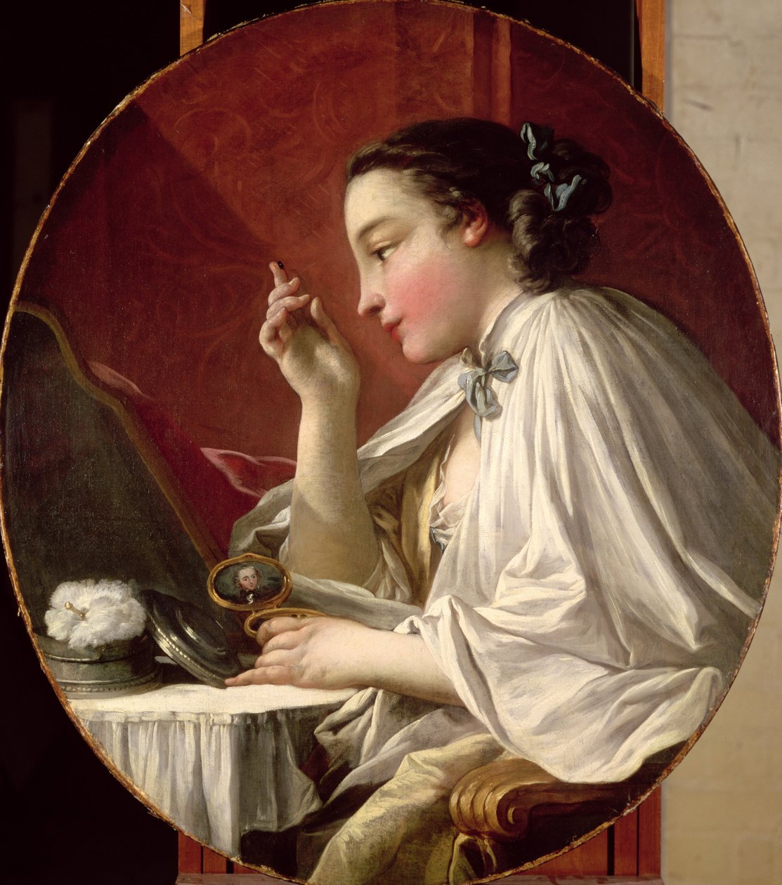 Kvinde ved sit toilet af François Boucher