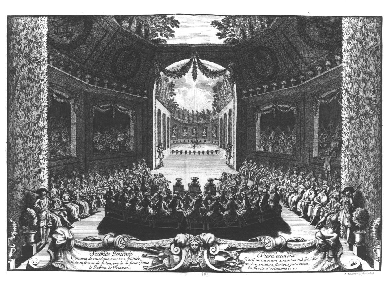 Koncert i Trianons have, 2. fejringsdag i Versailles, 14. juli 1668