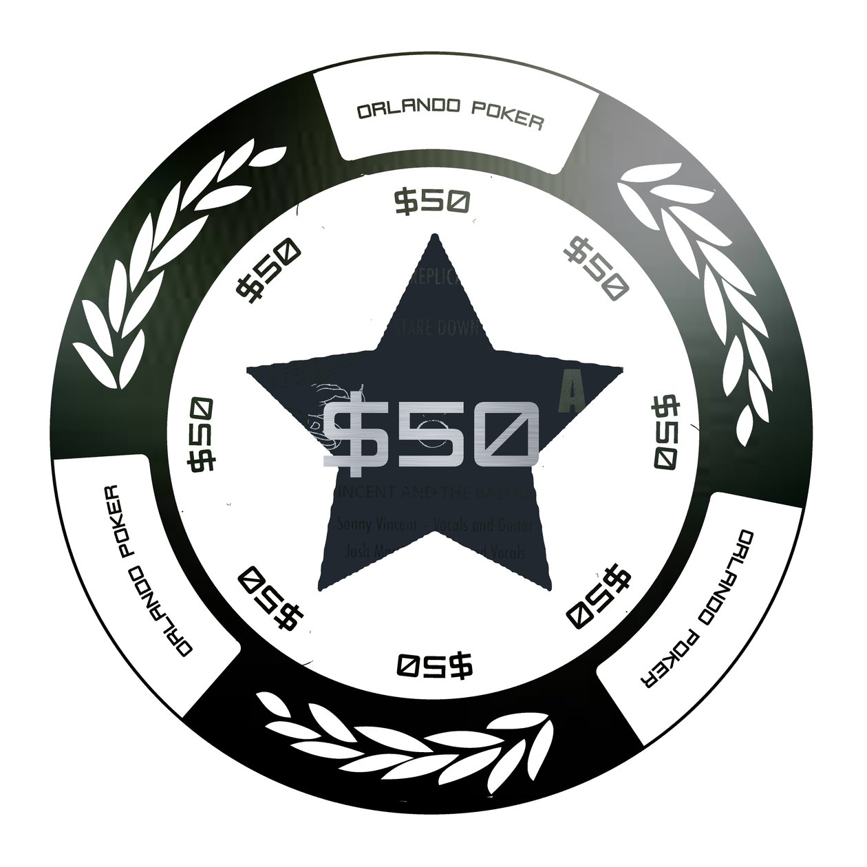 PokerChip $50, 2015, digital af Francois Domain