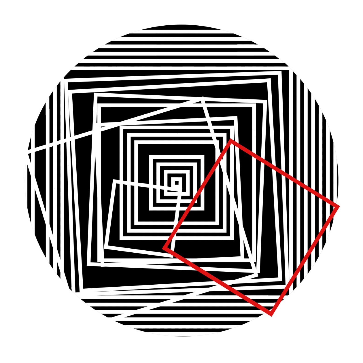 The Land, 2015, serigrafi af Francois Domain
