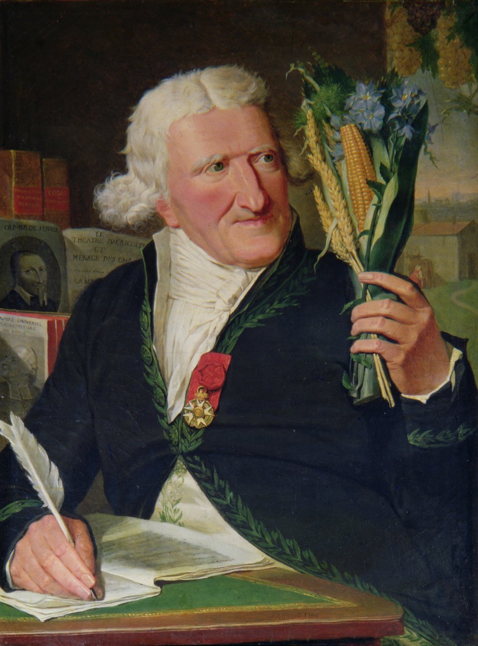 Portræt af Antoine Augustin Parmentier (1737-1813) af Francois Dumont