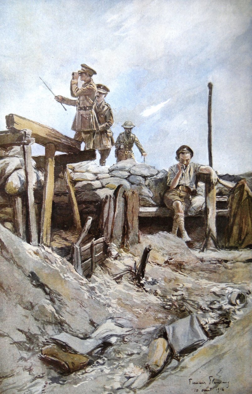 Britiske officerer, 1914 af Francois Flameng