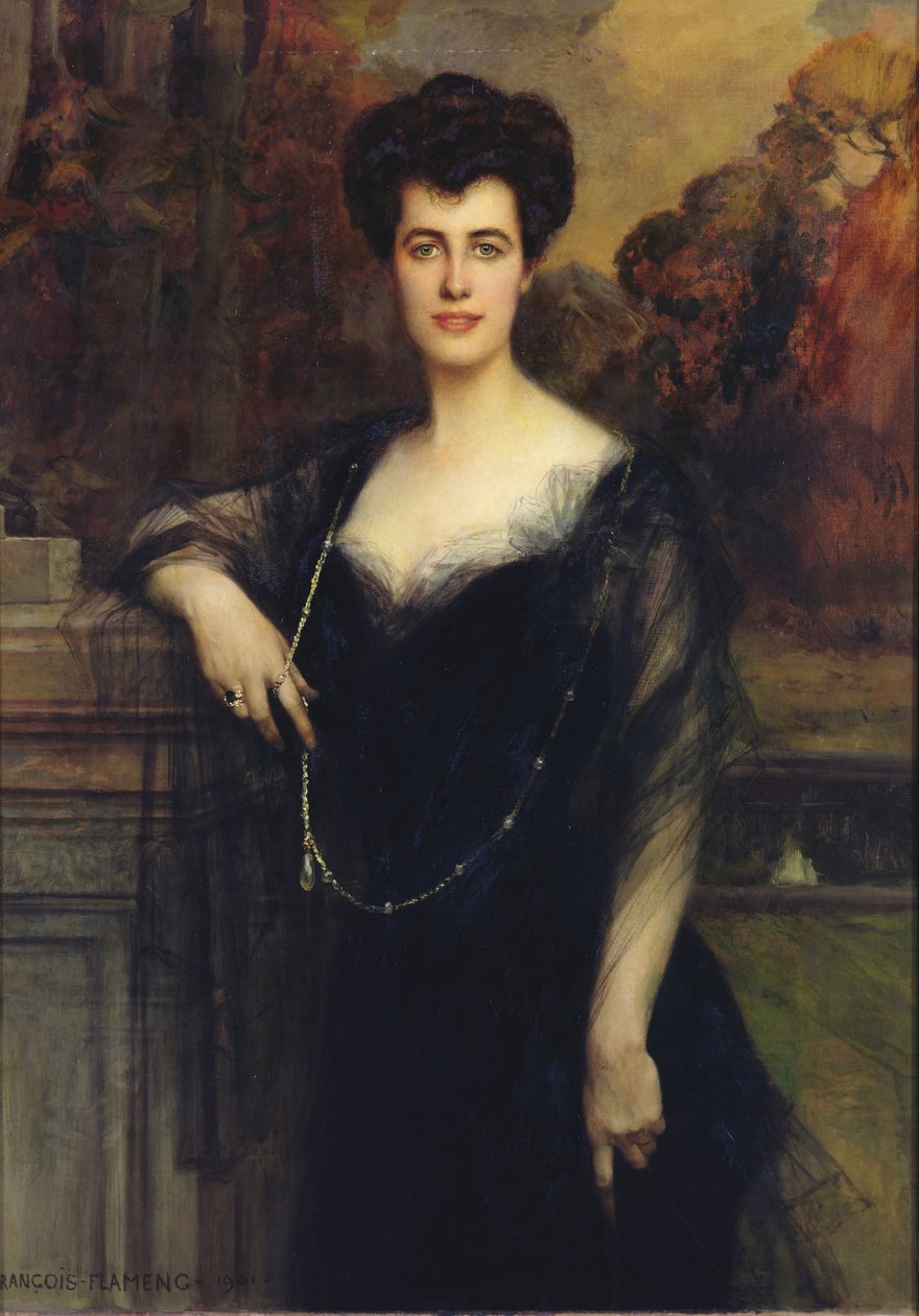Madame Faure, 1901 af Francois Flameng