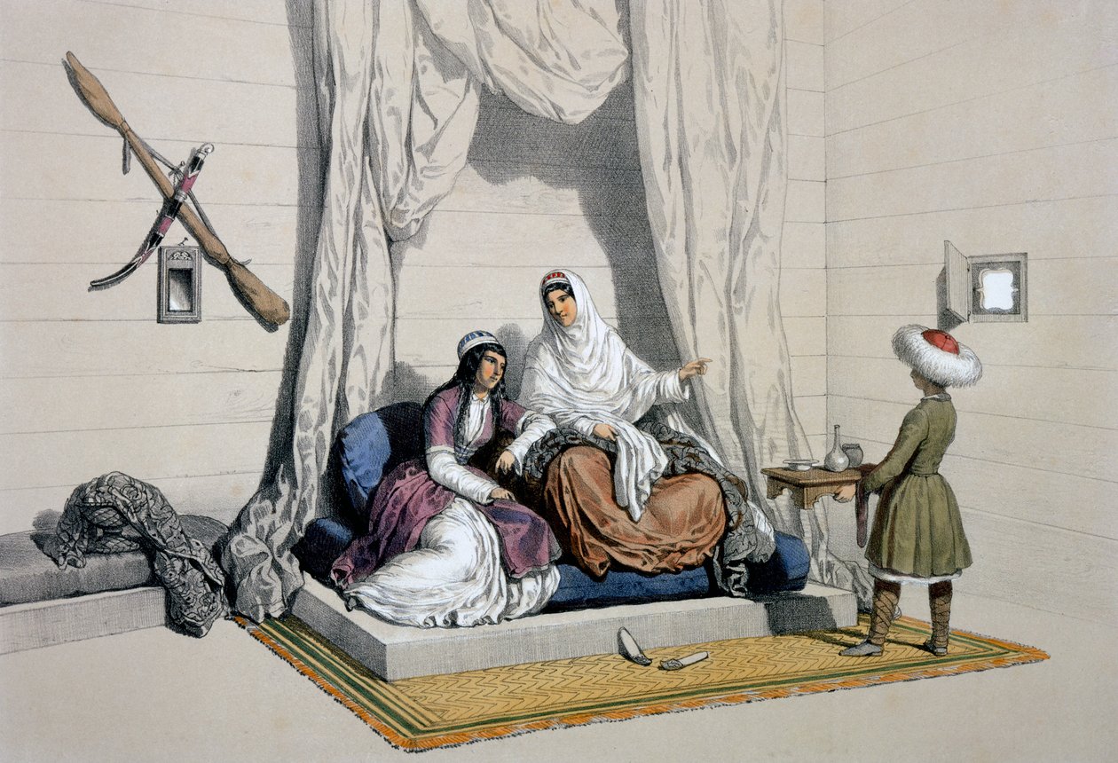 Circassian Princesses, på højre bred af Kouban, fra 