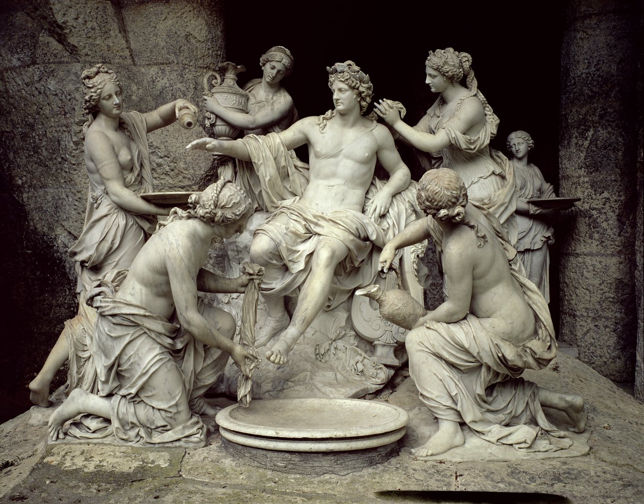 Apollon passet af nymferne, beregnet til Thetis