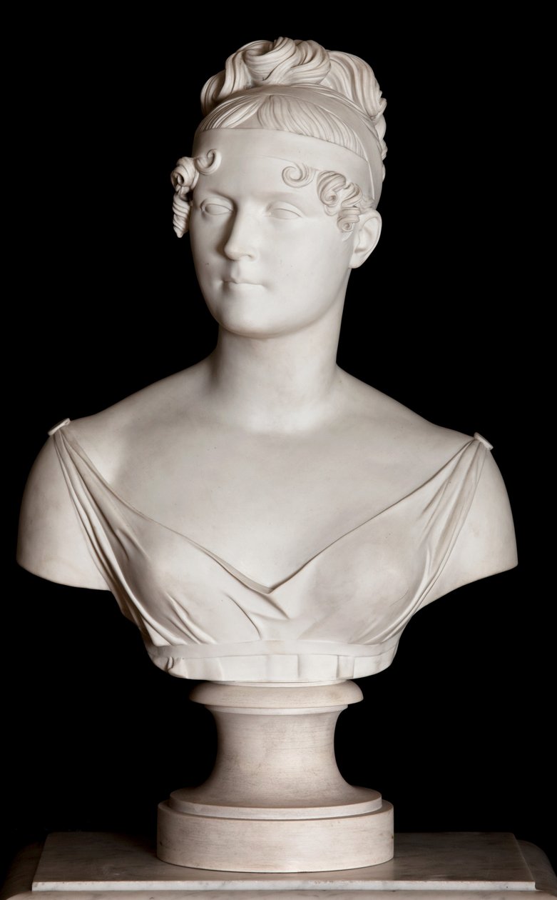 Buste af kejserinde Josephine (Sevres kiks) (se også 698747) af Francois Joseph Bosio