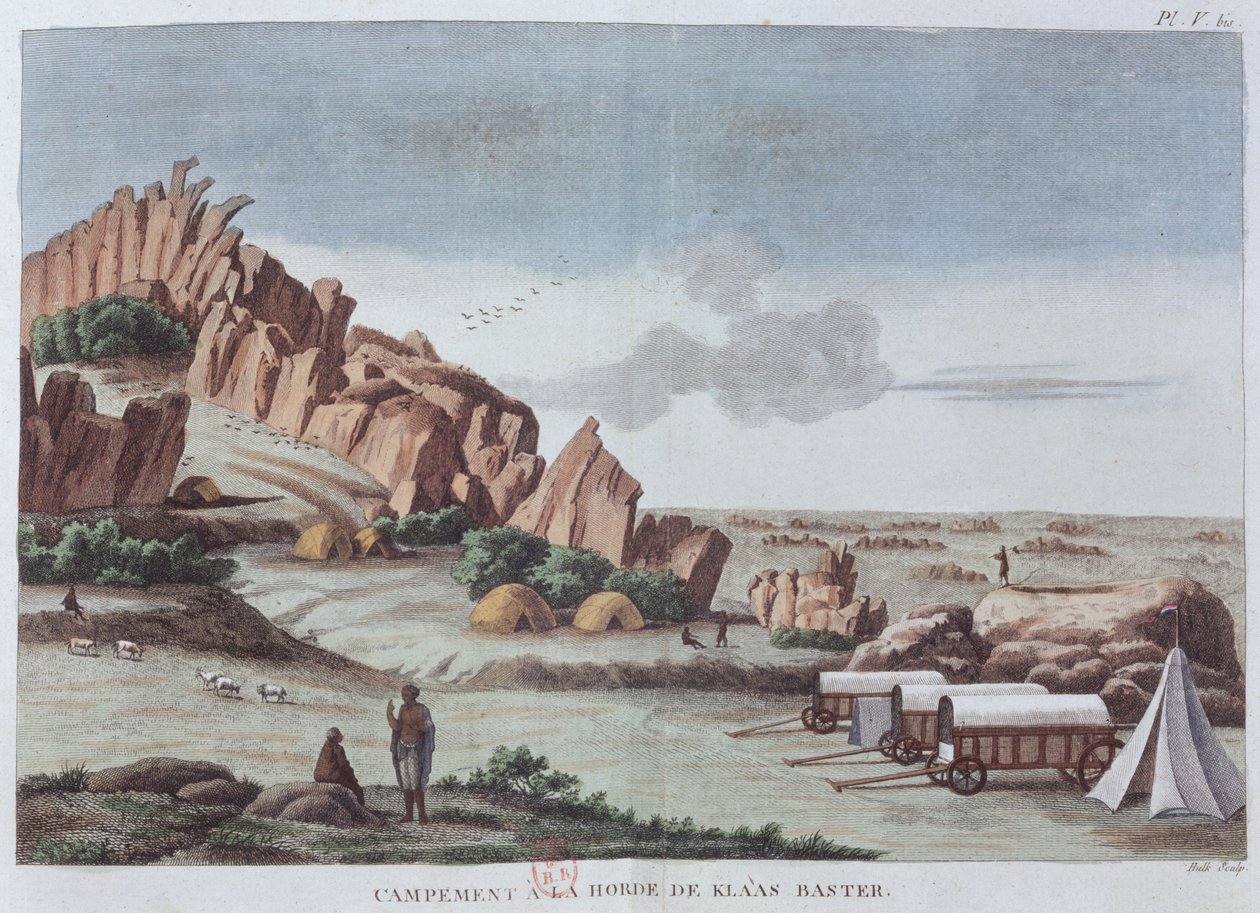 Klaas Baster Camp, fra "Voyages de M. le Vaillant dans l