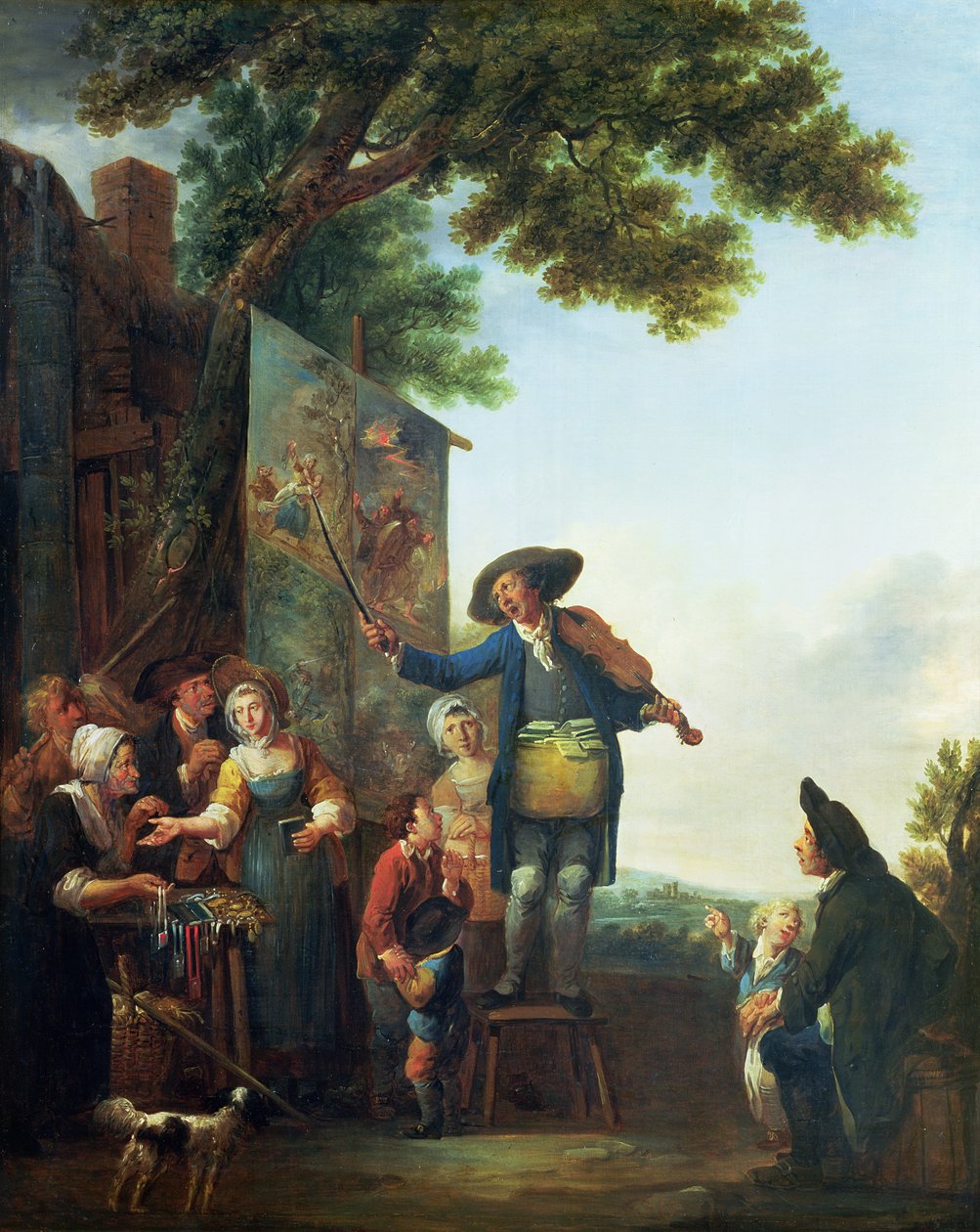 Violinisten af Francois Louis Joseph Watteau