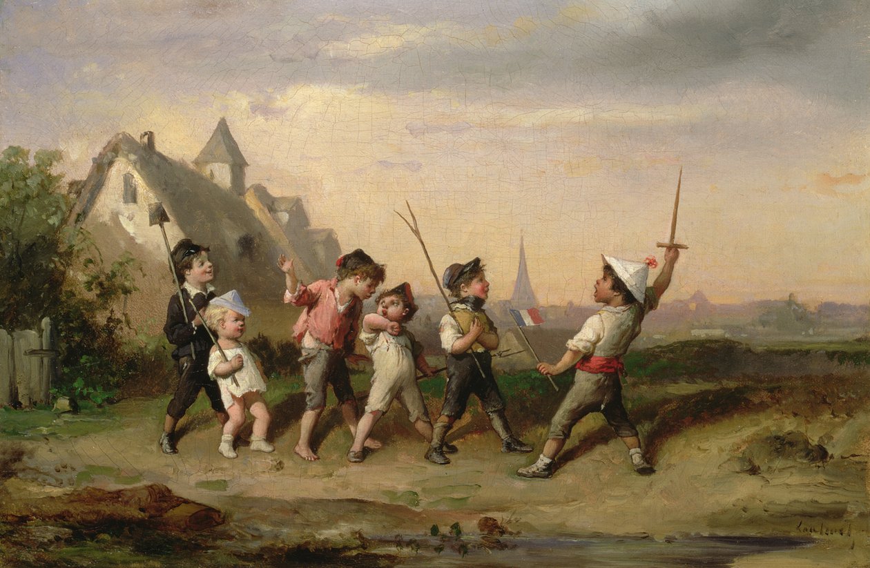 De nye rekrutter, 1800-tallet af Francois Louis Lenfant