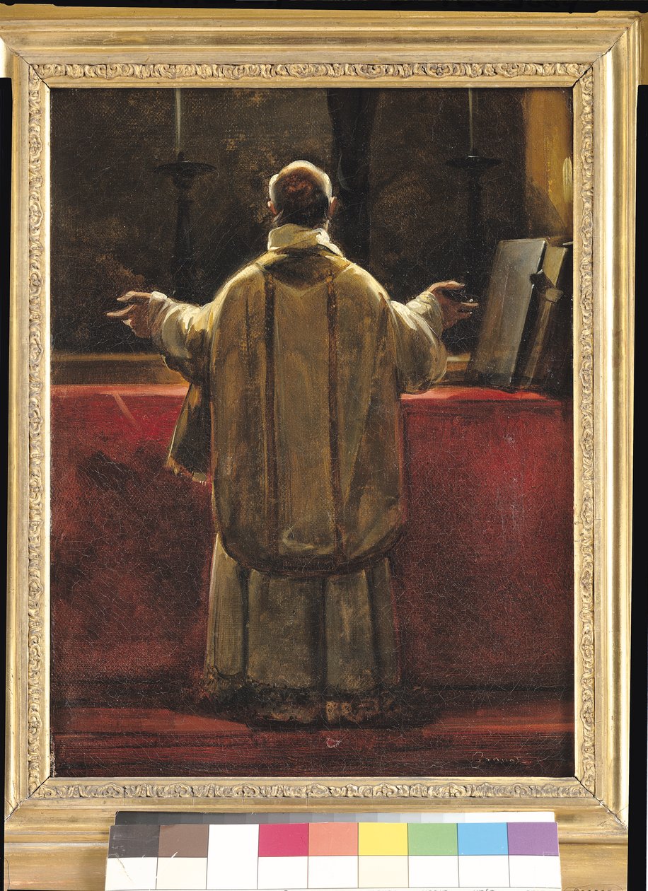 Præst ved Alteret af Francois Marius Granet