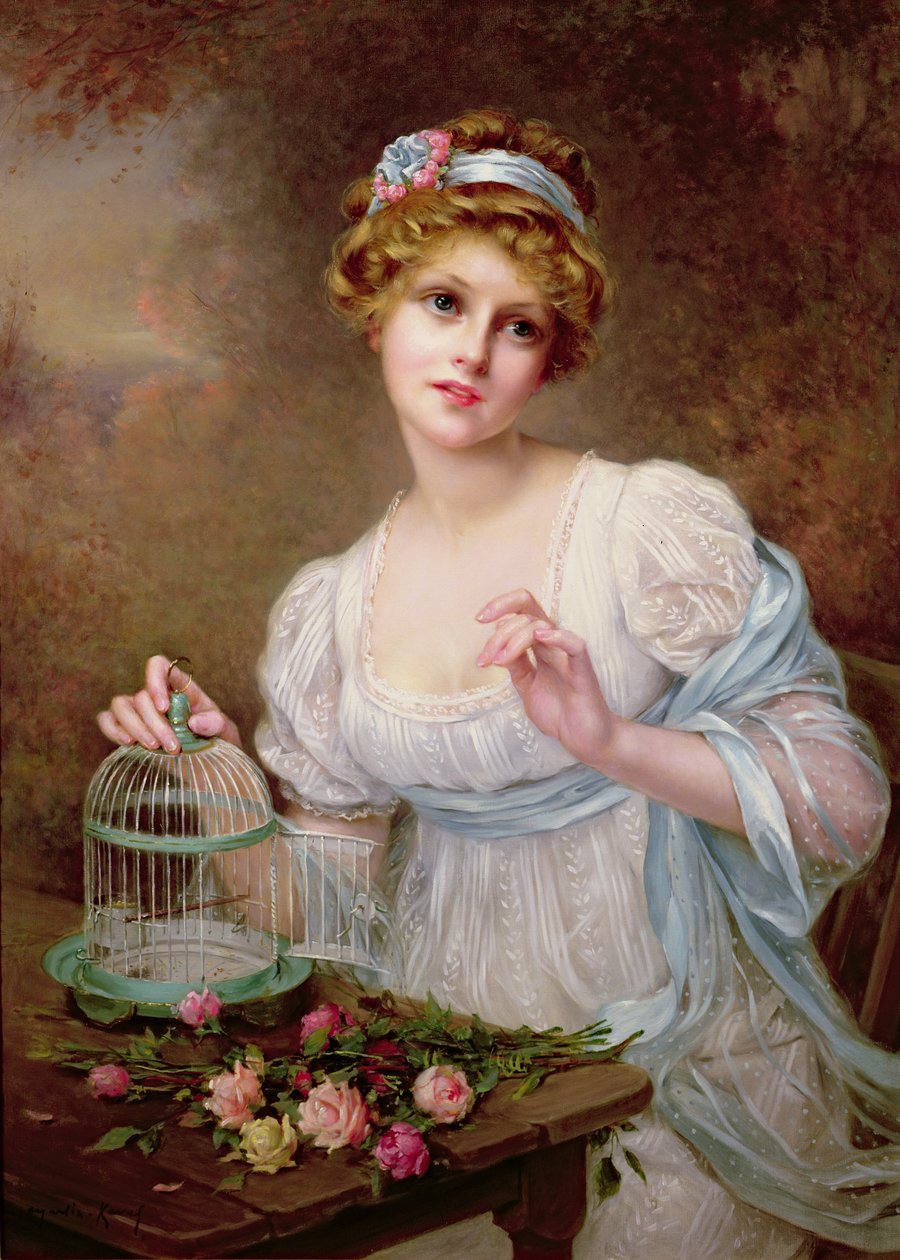 Det tomme Fuglebur af Francois Martin Kavel