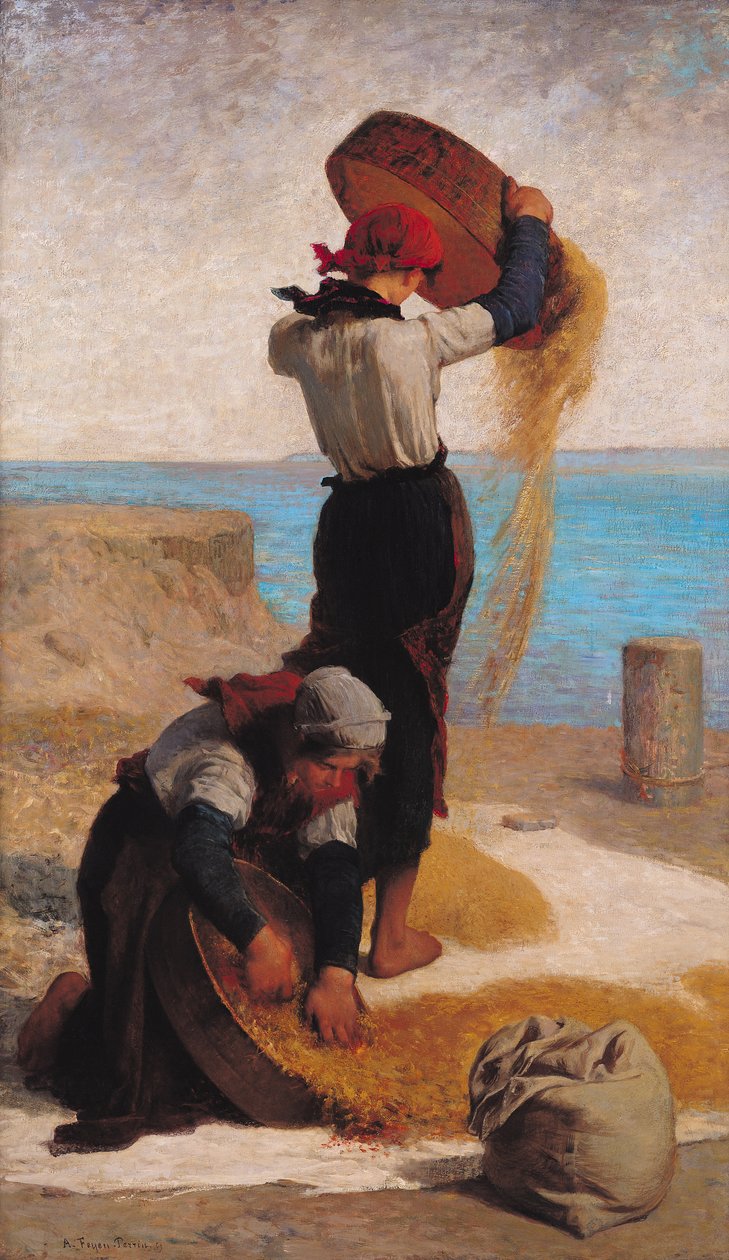 Vinderne, 1869 af Francois Nicolas Augustin Feyen Perrin