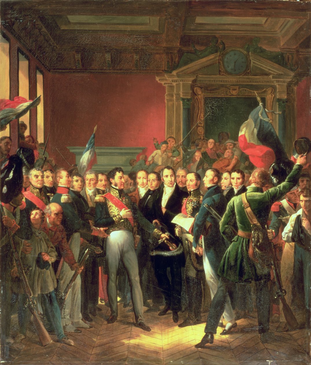 Læsningen af Deputereterklæringen, 1830 af Baron François Pascal Simon Gérard