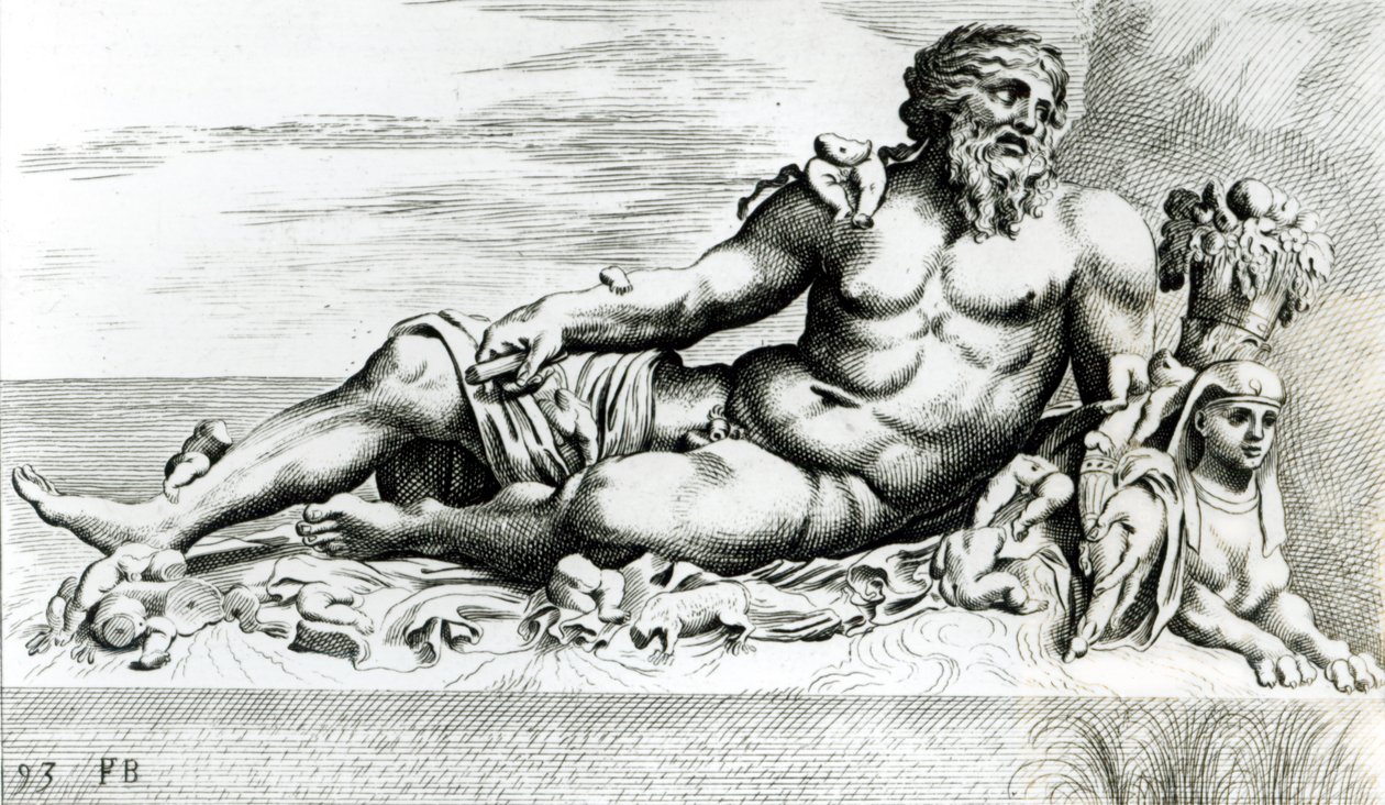 Nilen, ca. 1653 (se 275581 og 275582) af Francois Perrier