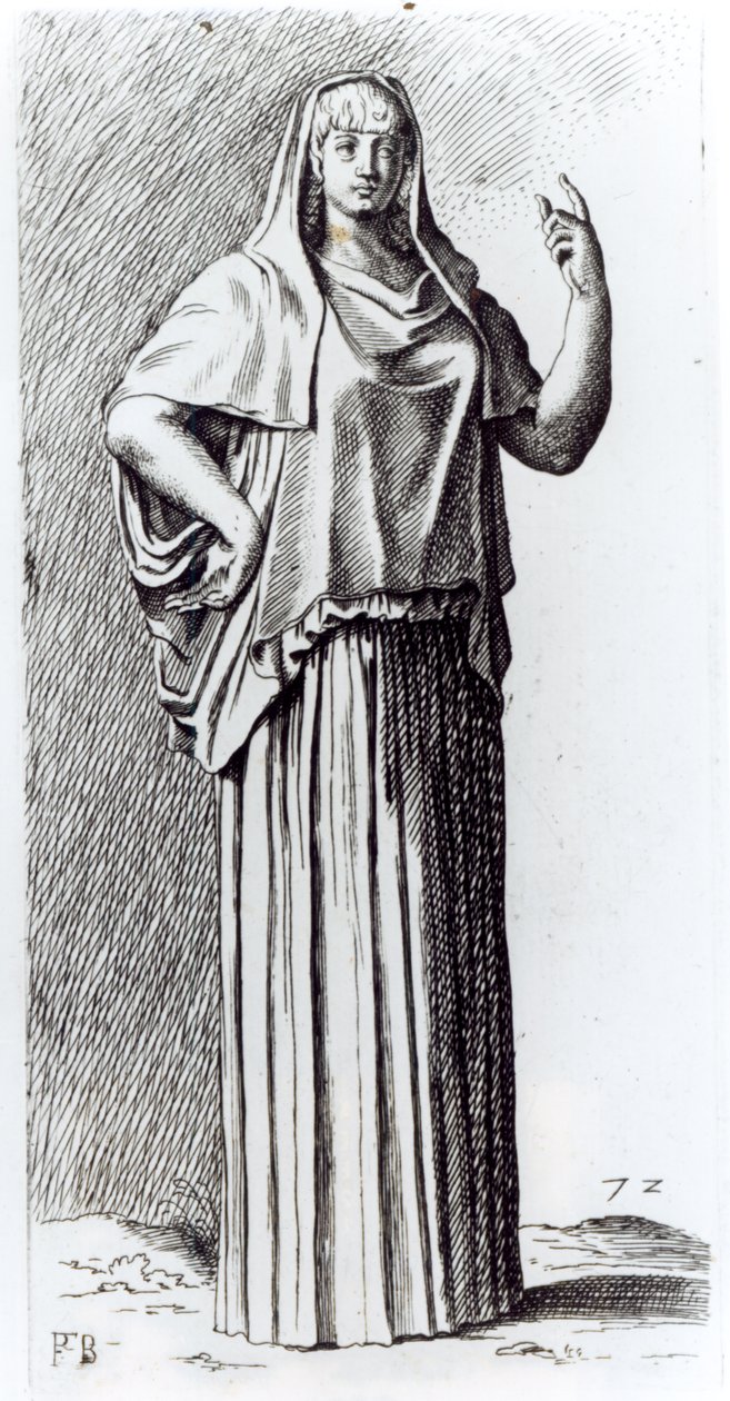 Vestal Jomfru, c.1653 af Francois Perrier