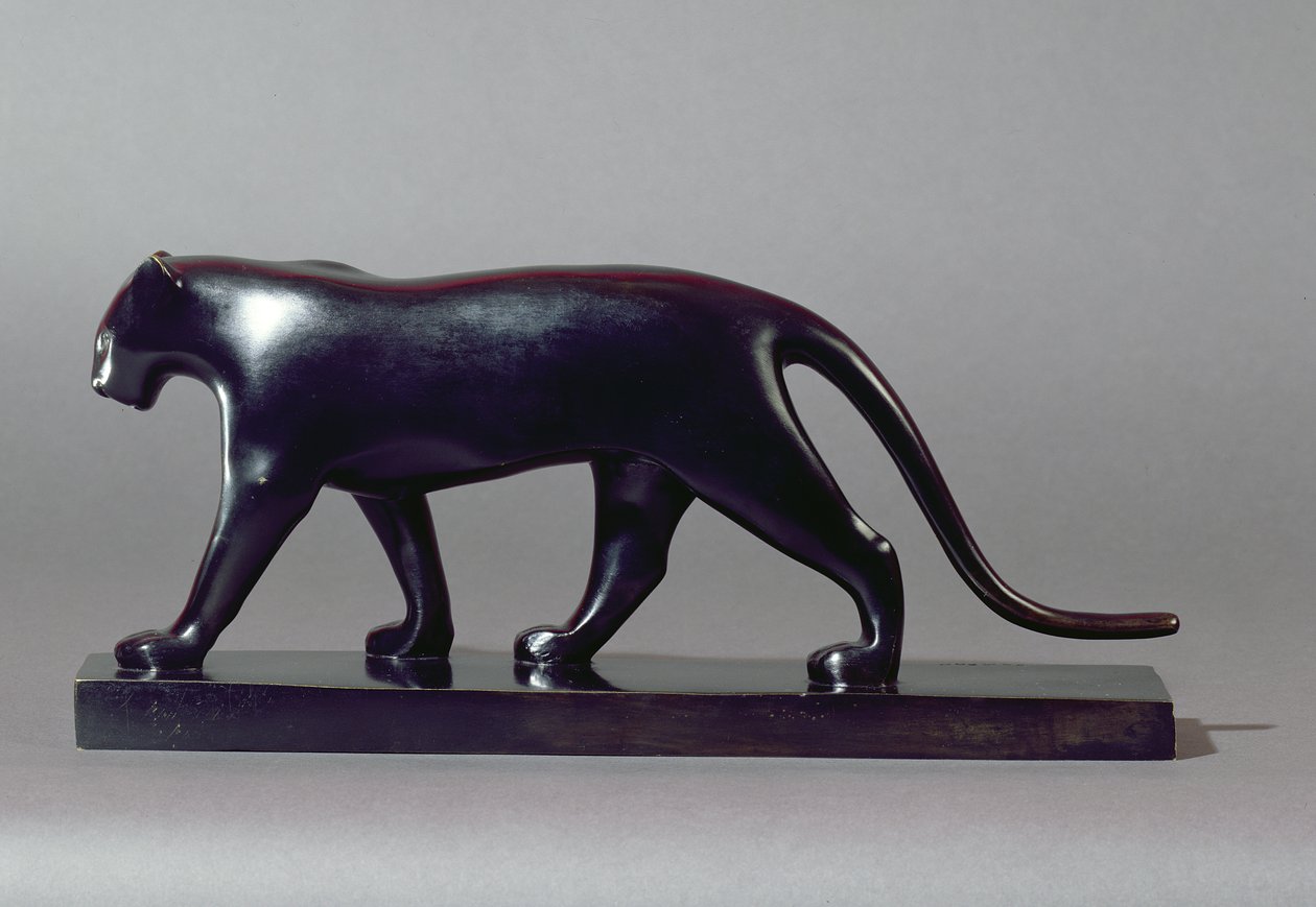 Sort panter (bronze) af Francois Pompon