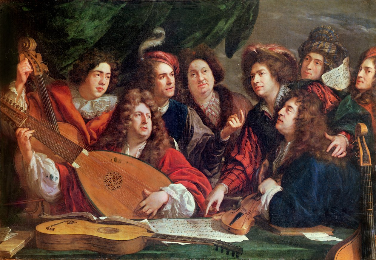 Det musikalske Selskab, 1688 af Francois Puget