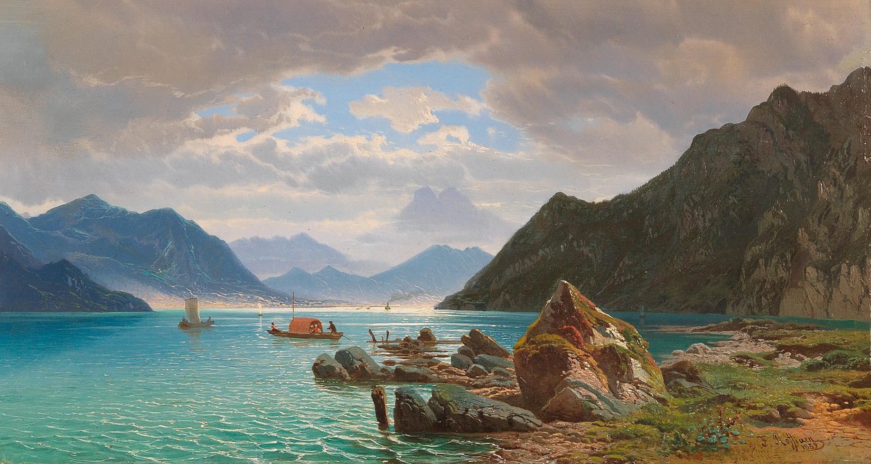 Luganosøen af Francois Roffiaen