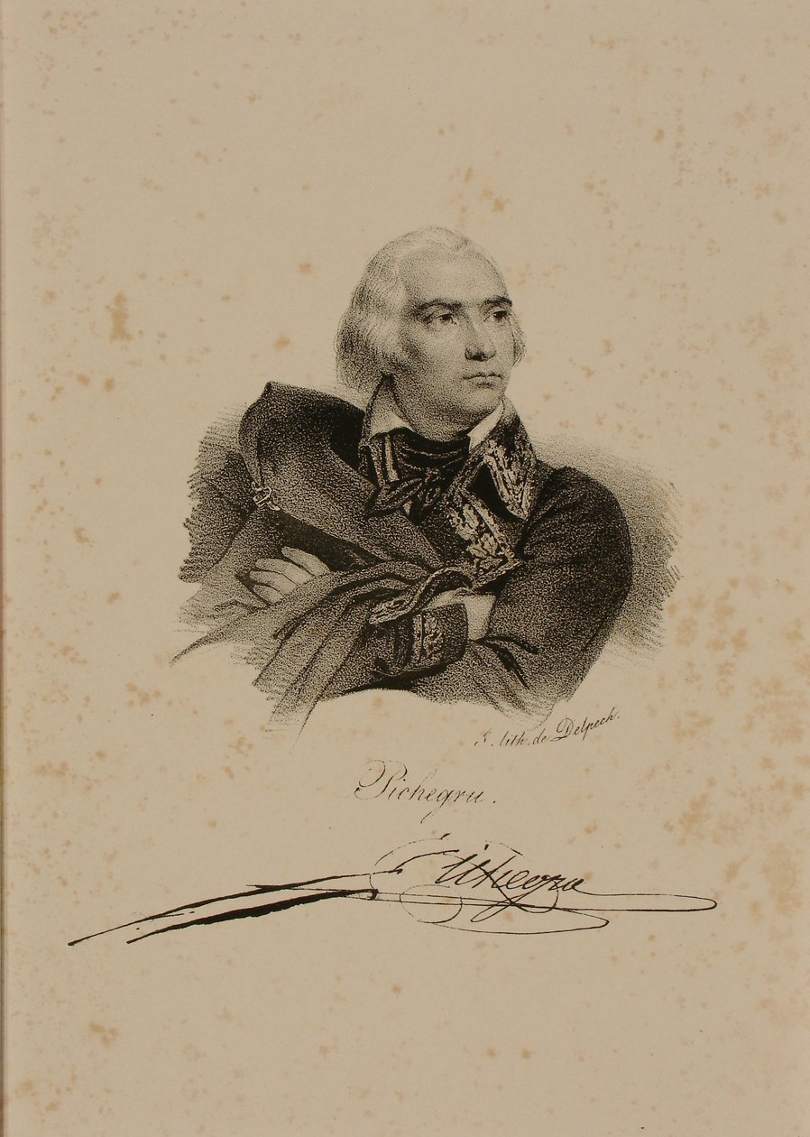 General Charles Pichegru (1761-1804) af Francois Seraphin Delpech