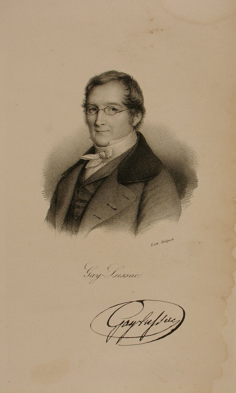 Louis Joseph Gay-Lussac (1778-1850) af Francois Seraphin Delpech
