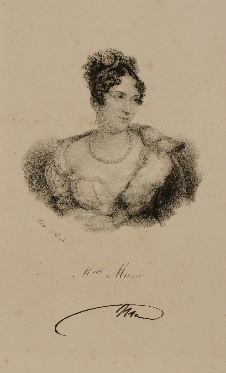Mademoiselle Mars (1779-1847) af Francois Seraphin Delpech