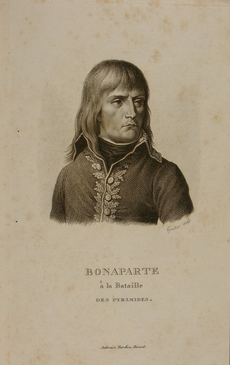 Portræt af Napoleon Bonaparte (1769-1821) af Francois Seraphin Delpech
