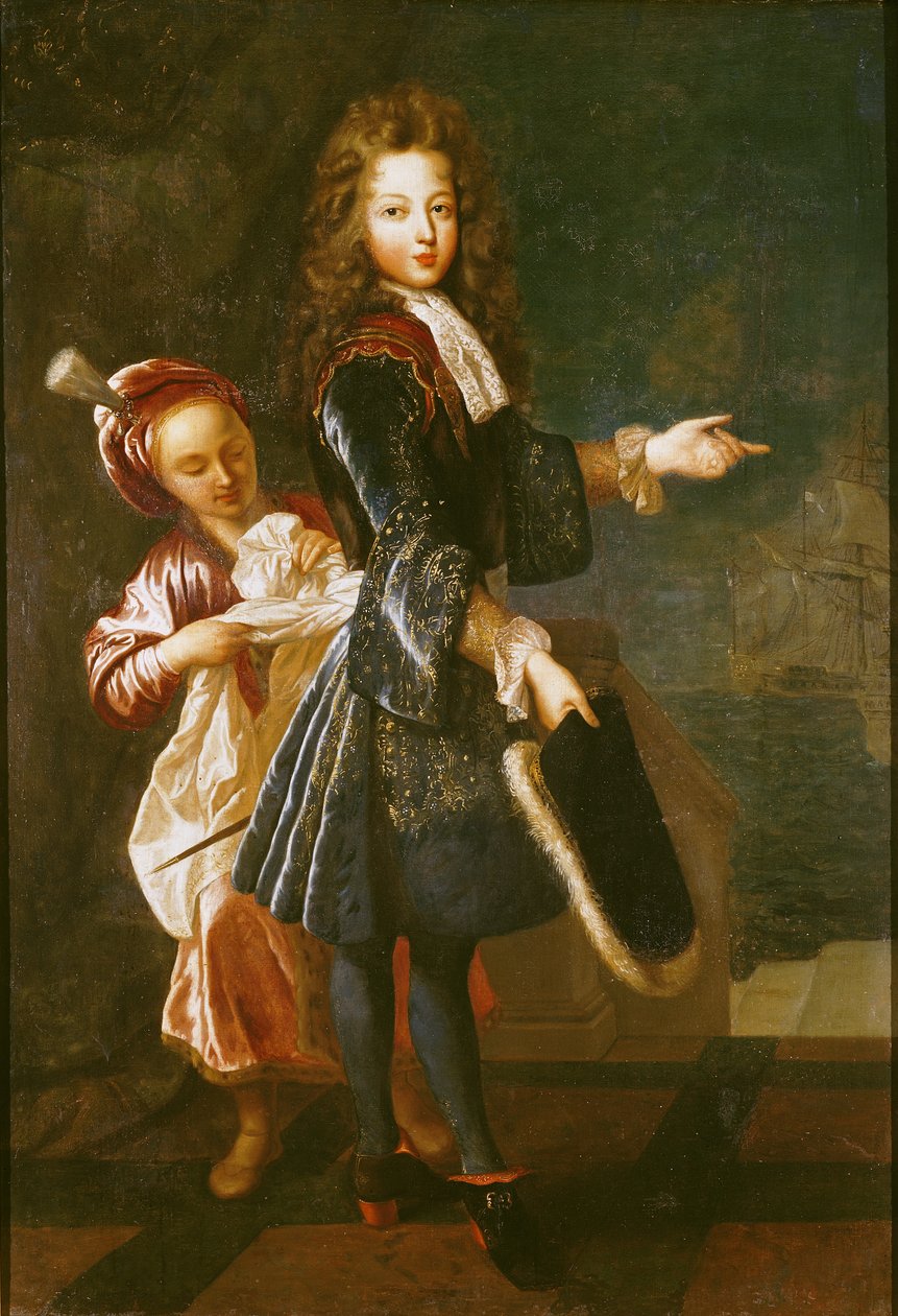 Portræt af Louis-Alexandre de Bourbon (1678-1737) greve af Toulouse af Jean François de Troy
