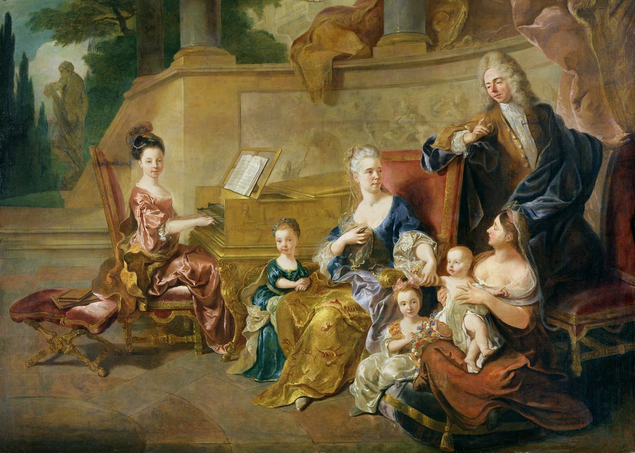Familien Franqueville, 1711 af Jean François de Troy