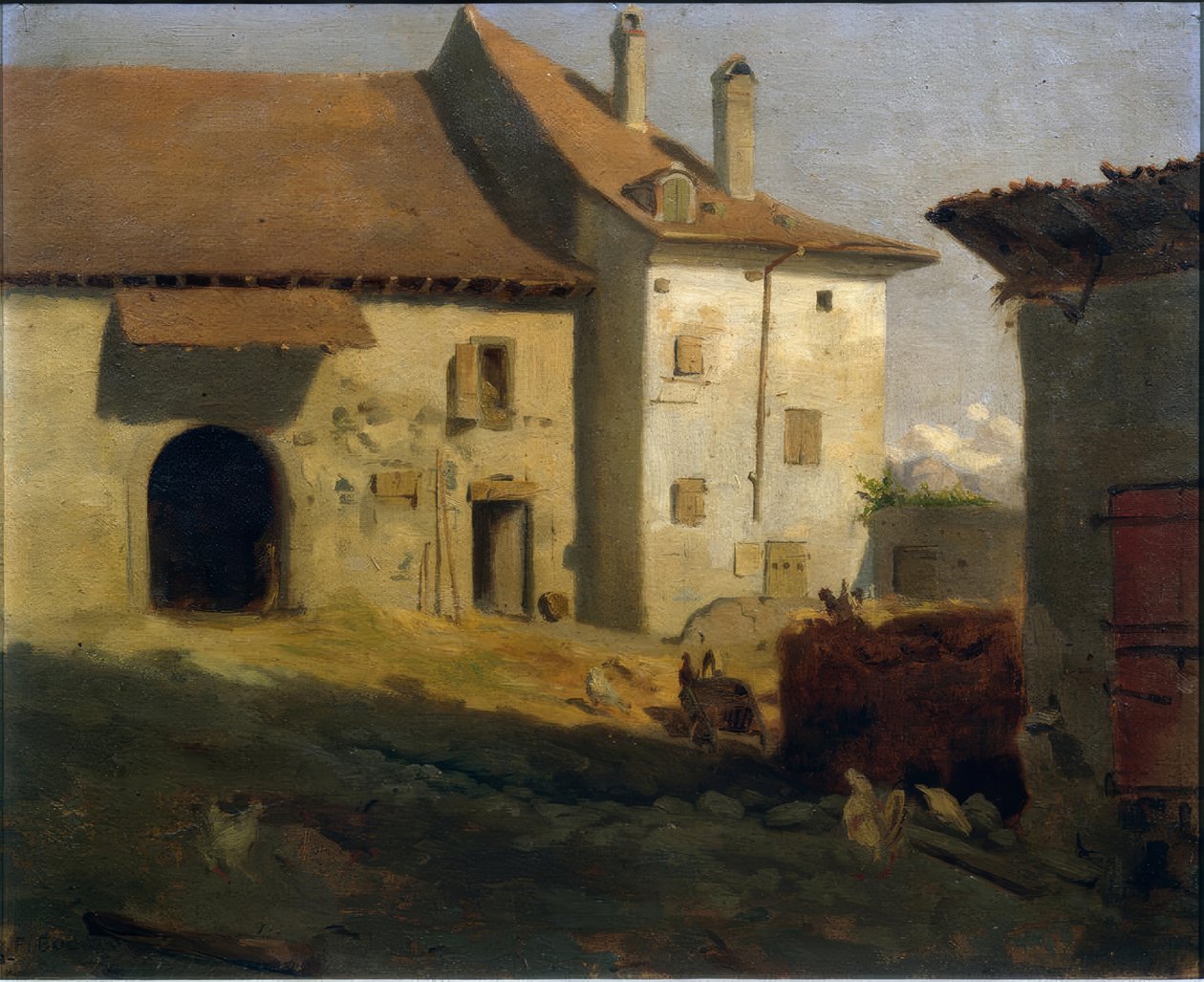 Bondegård af Francois-Louis-David Bocion