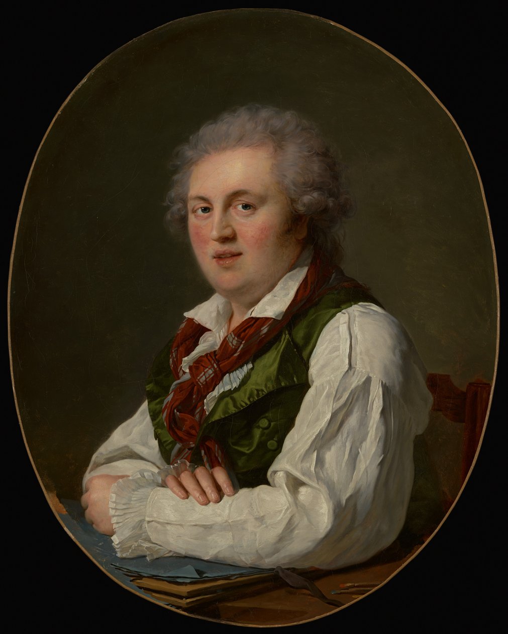 Portræt af Laurent-Nicolas de Joubert af Francois-Xavier Fabre