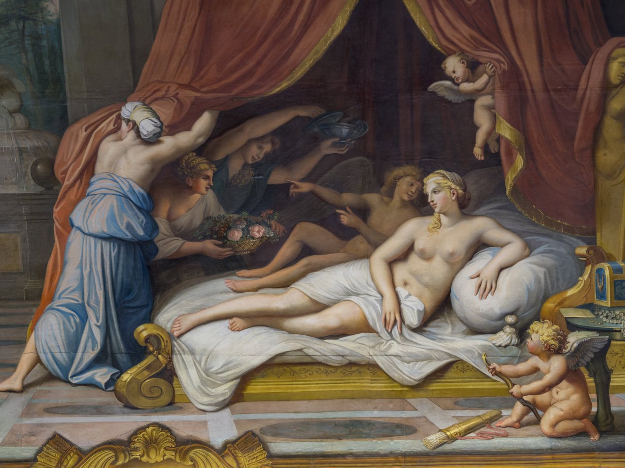 Allegori om ild, der repræsenterer Jupiter og Semele af Francois Perrier