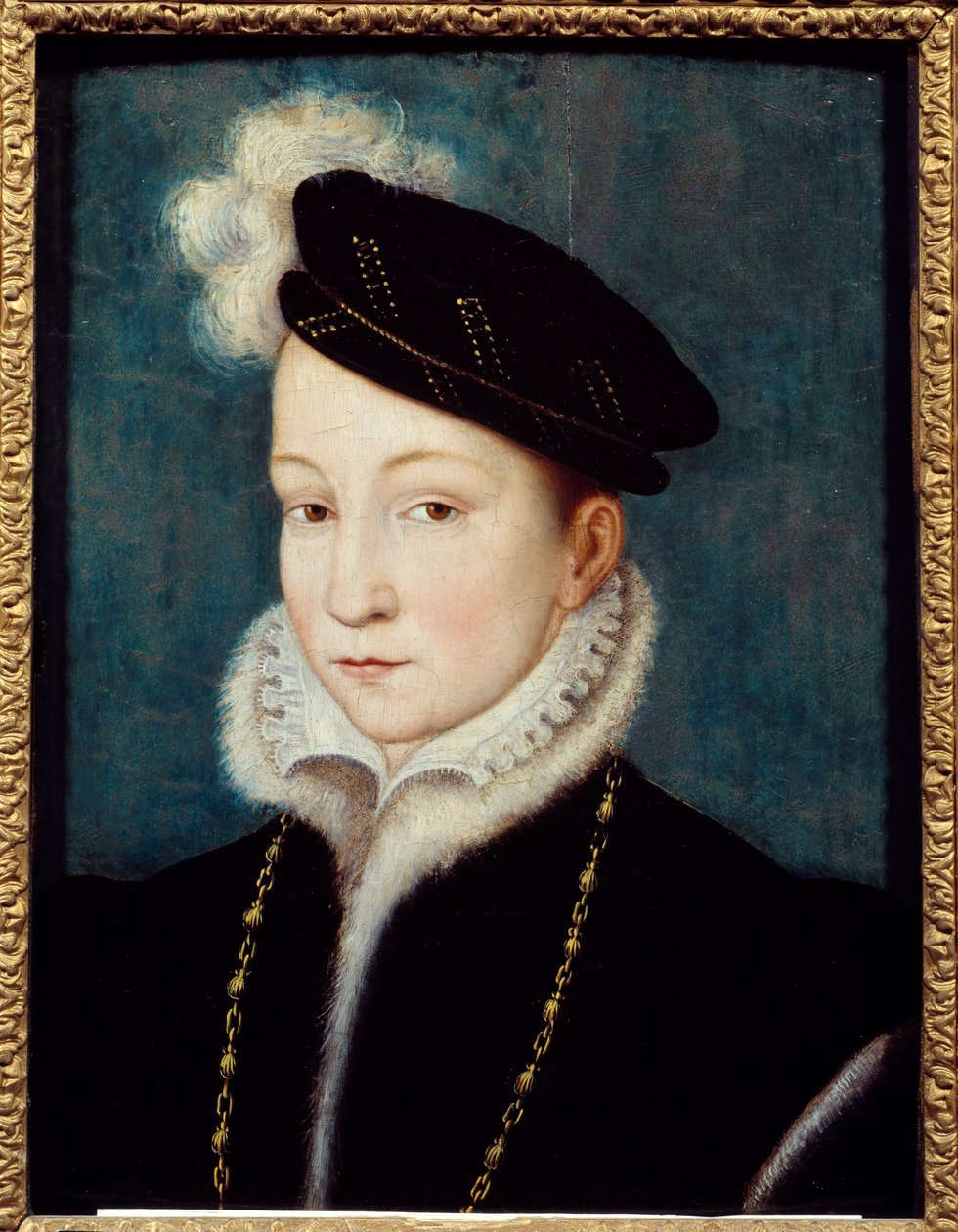 Portræt af Francois II (1544-1560) Konge af Frankrig Maleri af Francois Clouet (1515-1572) omkring 1553 Chantilly, Musee Conde af Francois (after) Clouet