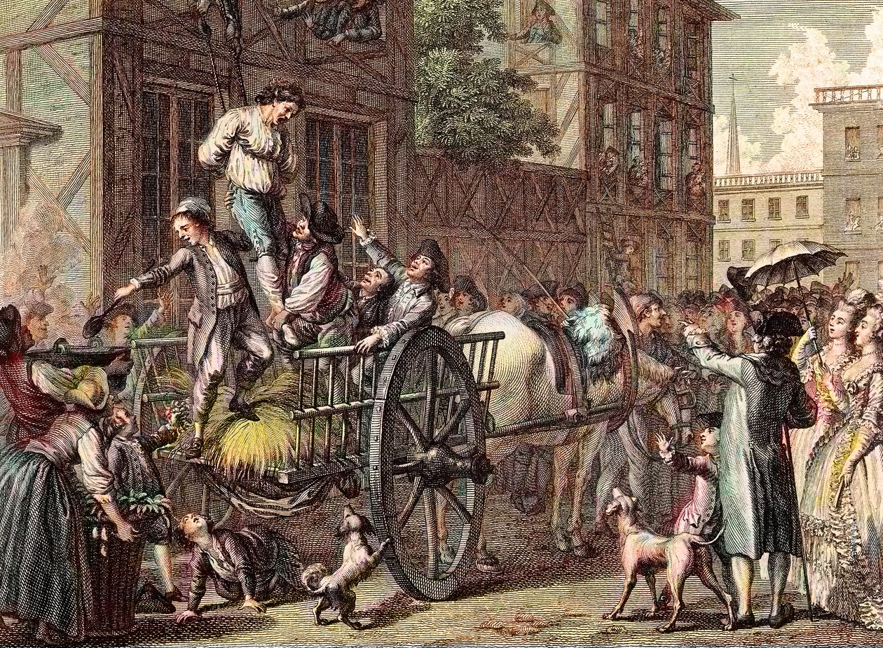Angrebet på John Malcolm, Boston, 25. januar af Francois (after) Godefroy