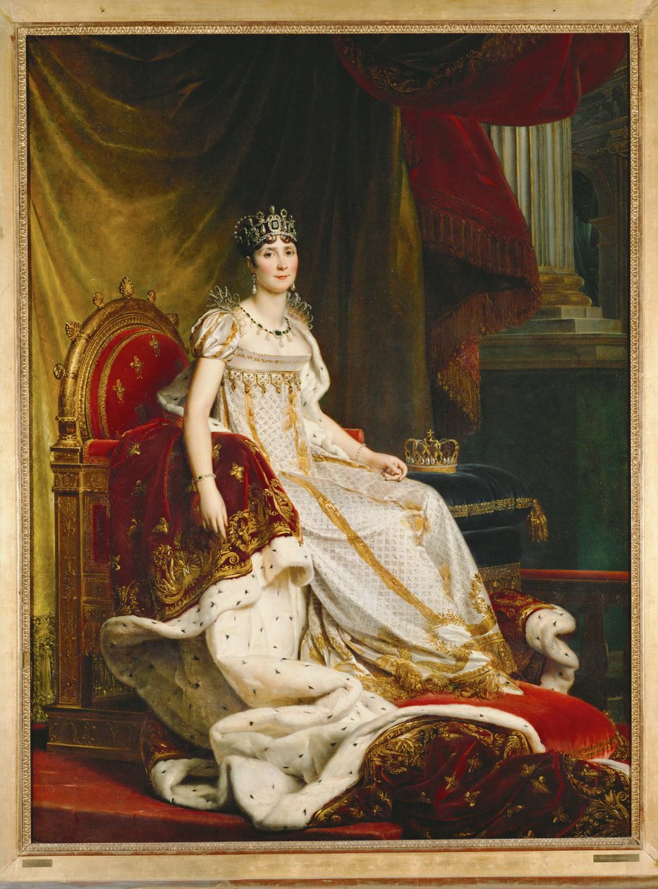 Josephine Beauharnais, kejserinde, første hustru til kejser Napoleon I ... af Francois (school of) Gerard