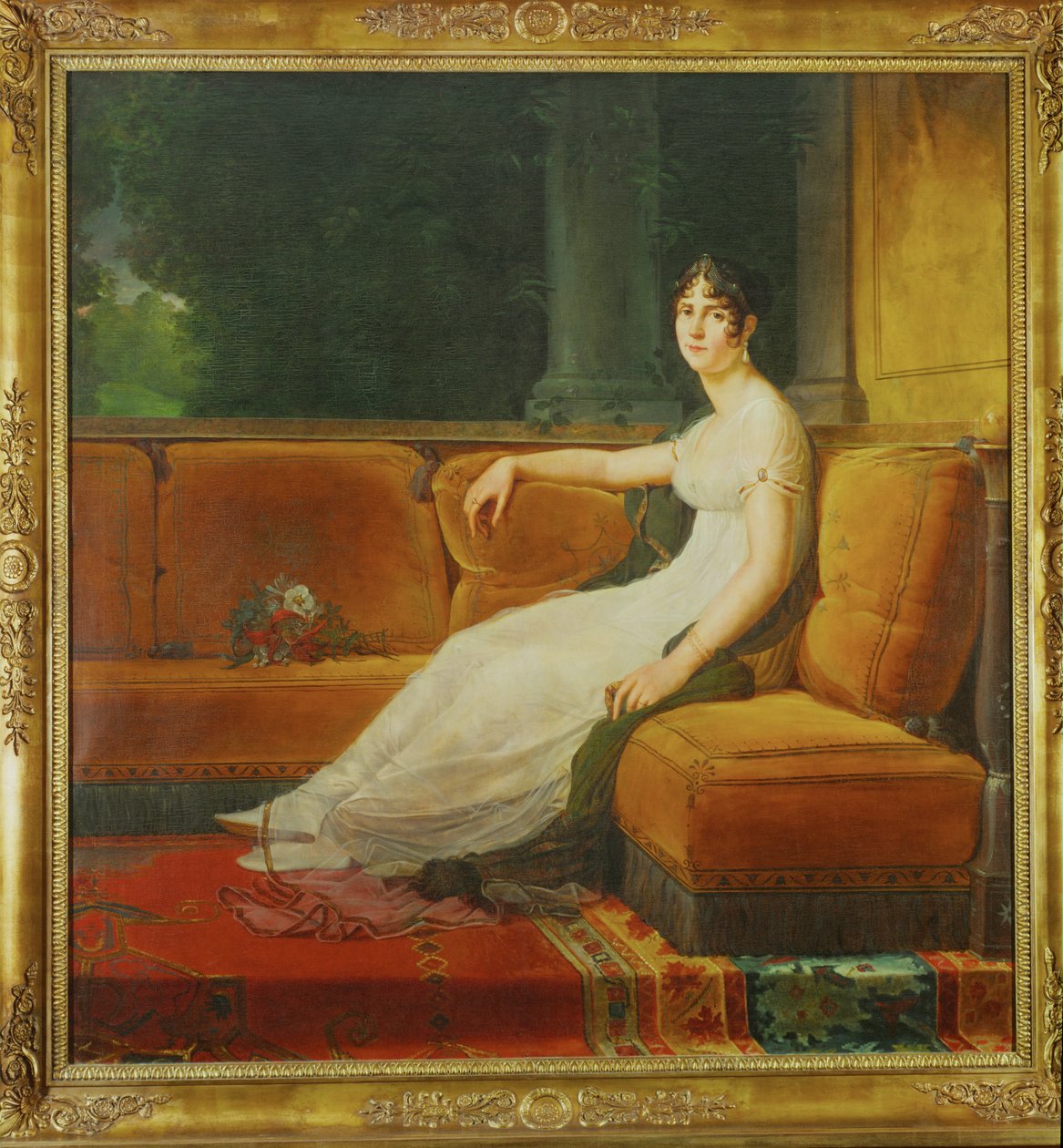 Josephine Beauharnais, kejserinde, første hustru til kejser Napoleon I ... af Francois (school of) Gerard