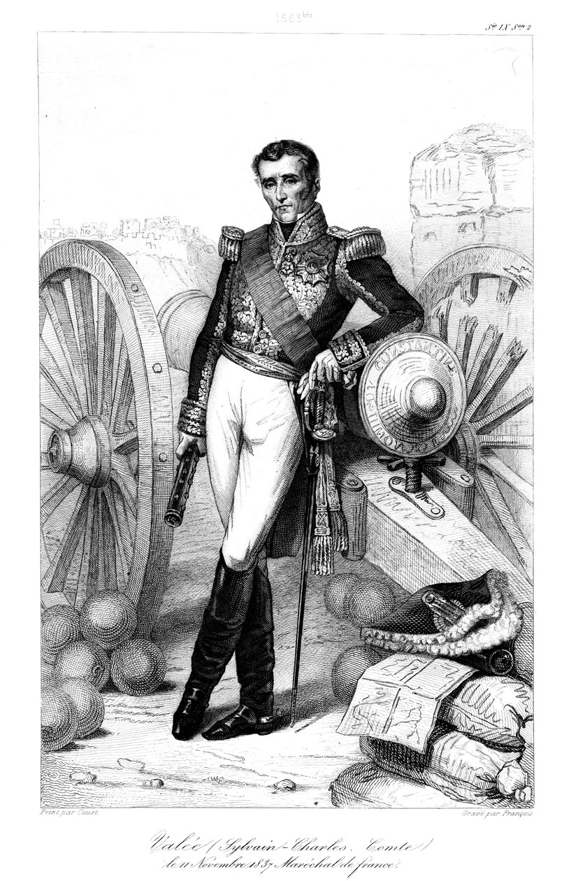 Sylvain Charles Valée 1773-1840, marskal af Frankrig, 1839. af Francois