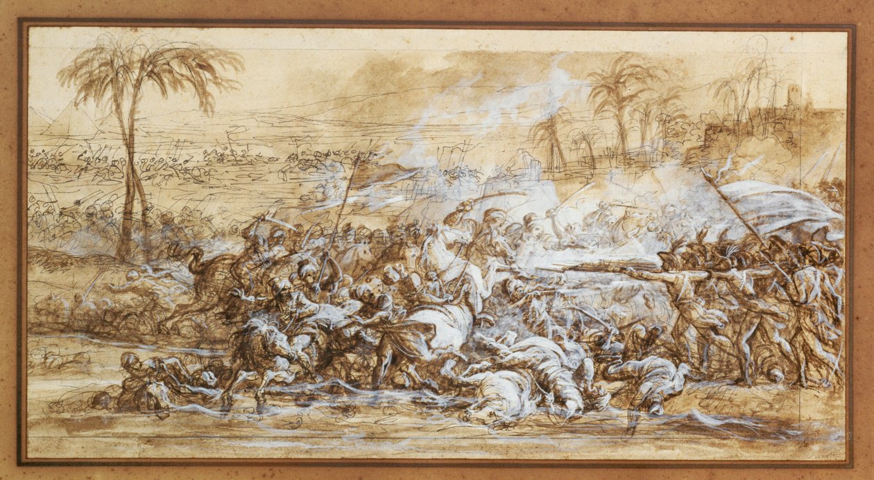Slaget ved pyramiderne, Napoleon sejrede ... af François André Vincent