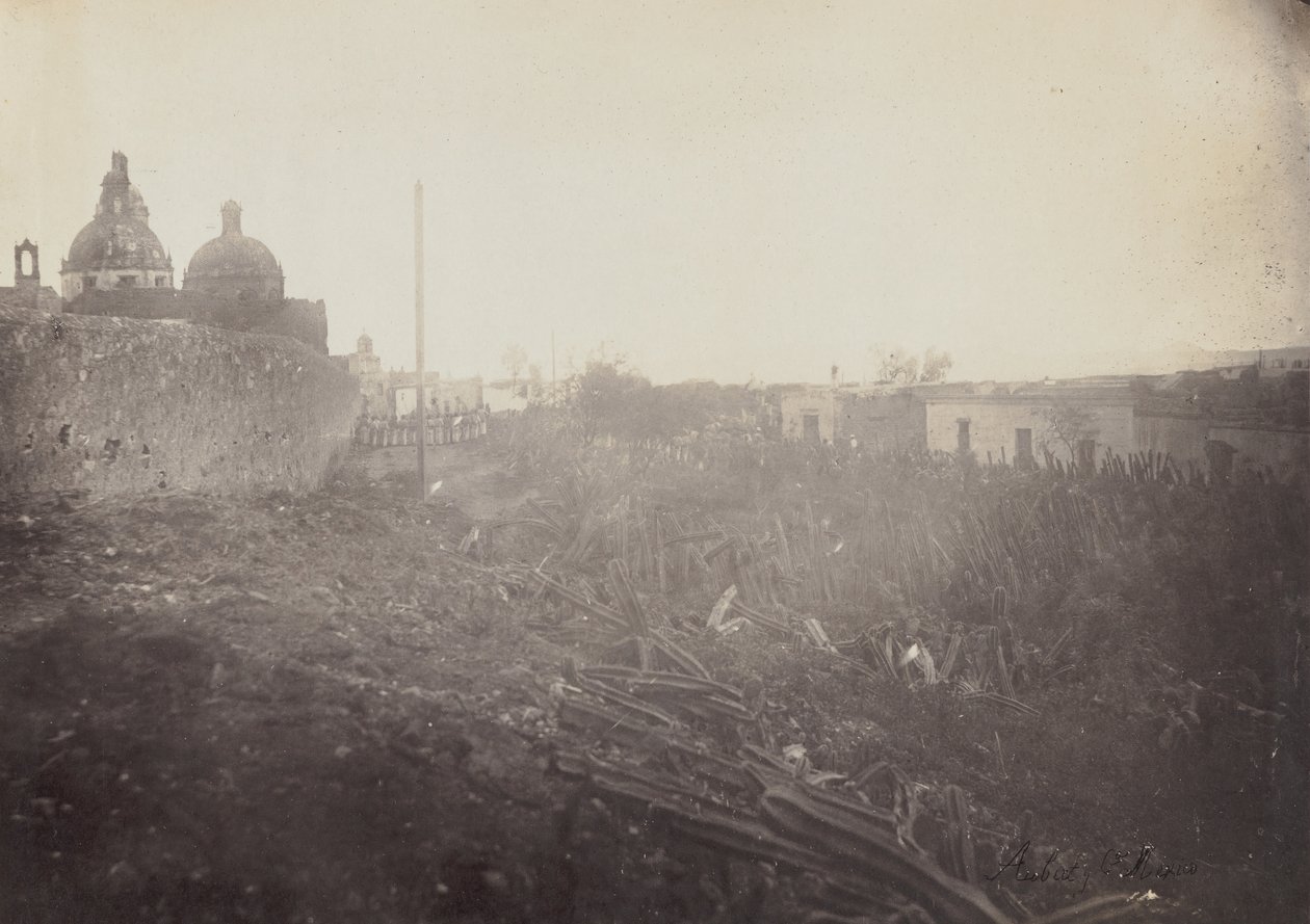 Arkitektstudie i Mexico, 1864-69. af Francois Aubert