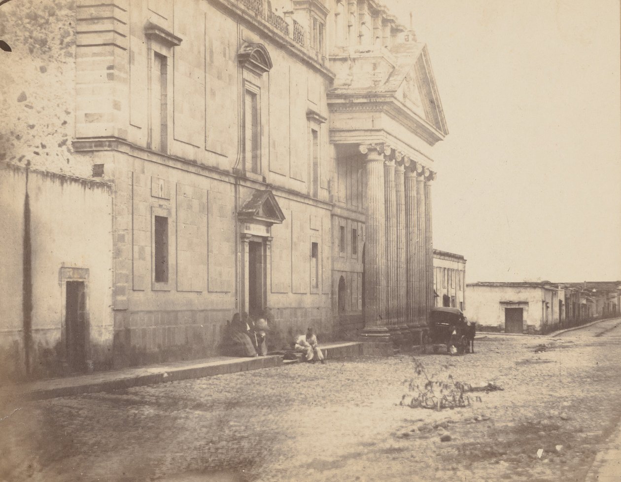 [kloster i La Cruz], 1867. af Francois Aubert