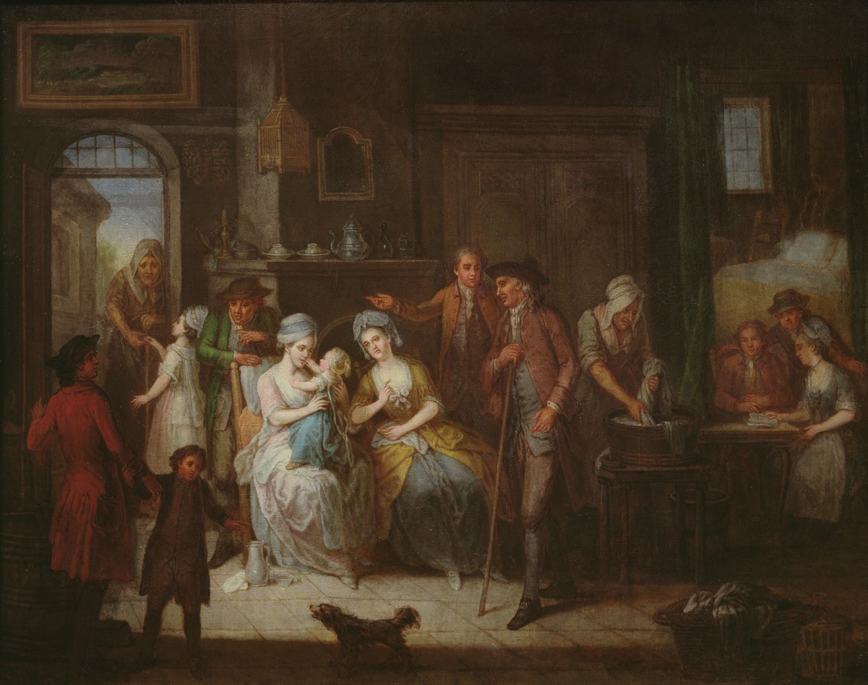 Interiør scene af Francois Aubert